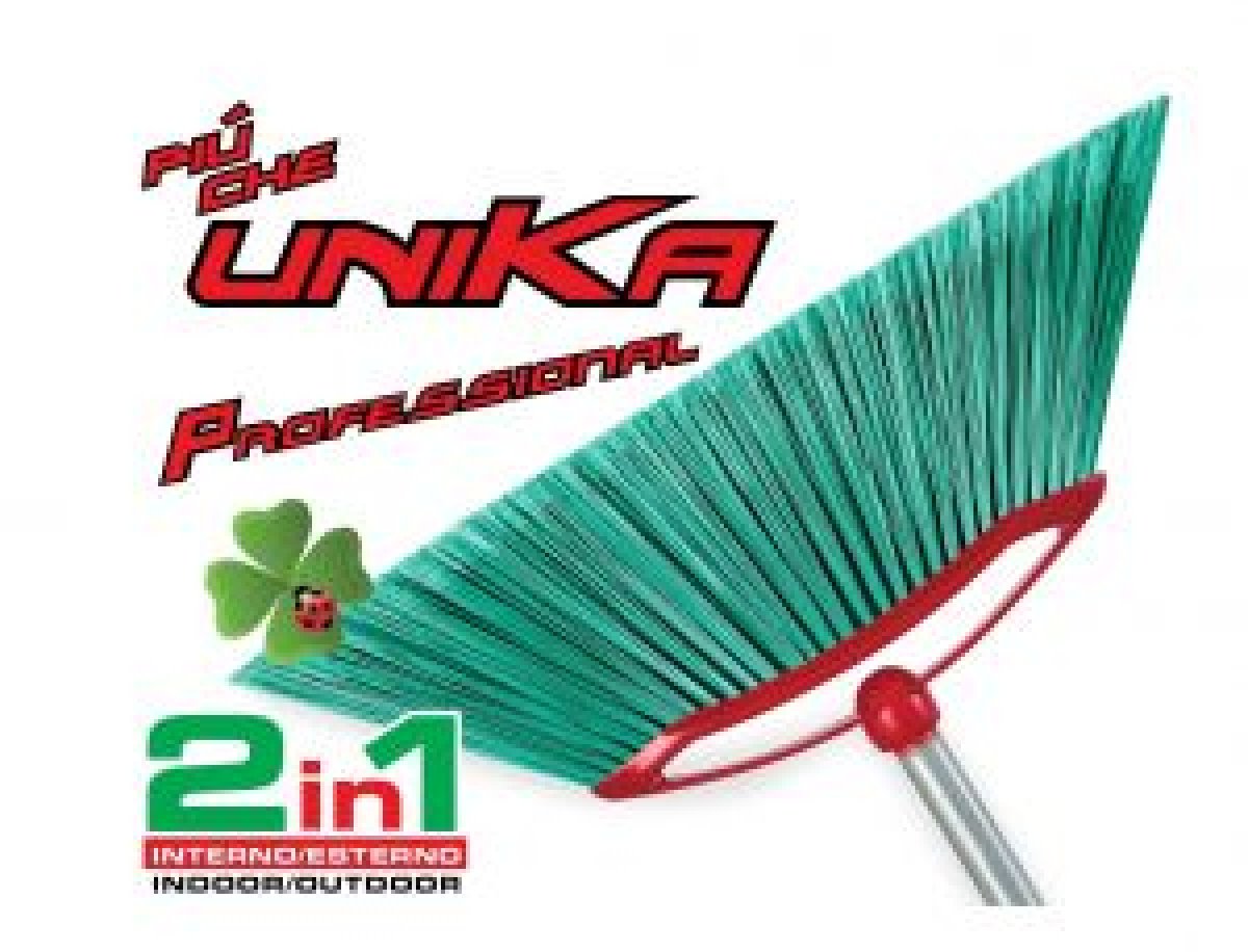 scopa Unika Kompatta multifunzione interno-esterno s/manico