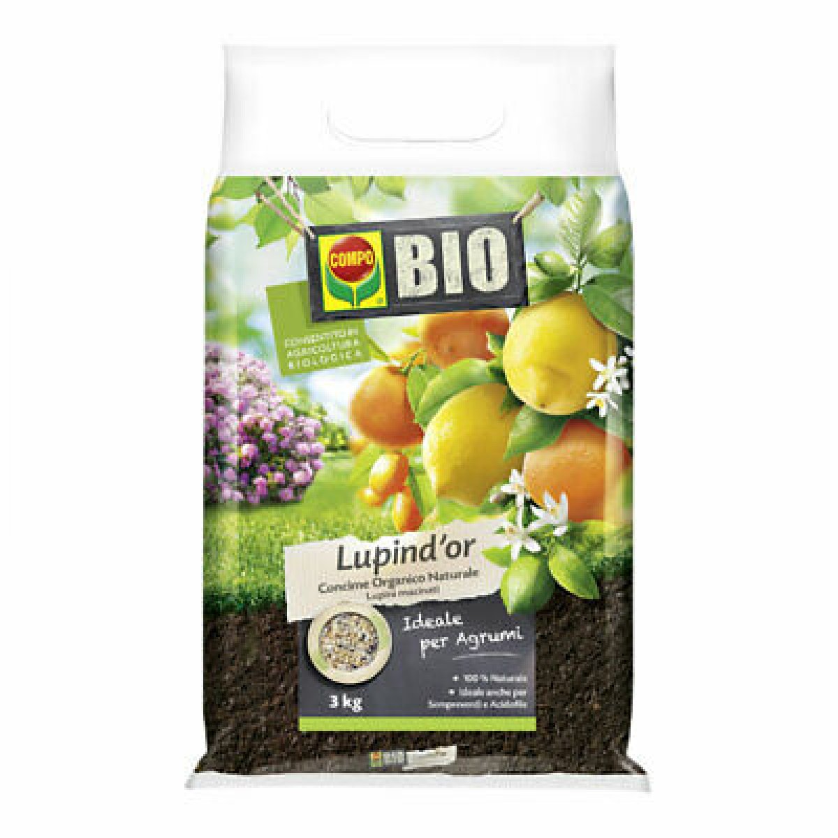Lupind'or Lupini macinati Bio Compo - 3 kg