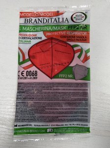 Mascherina FFP2 produzione e certificazione italiana vari colori blu nera bianca azzurra