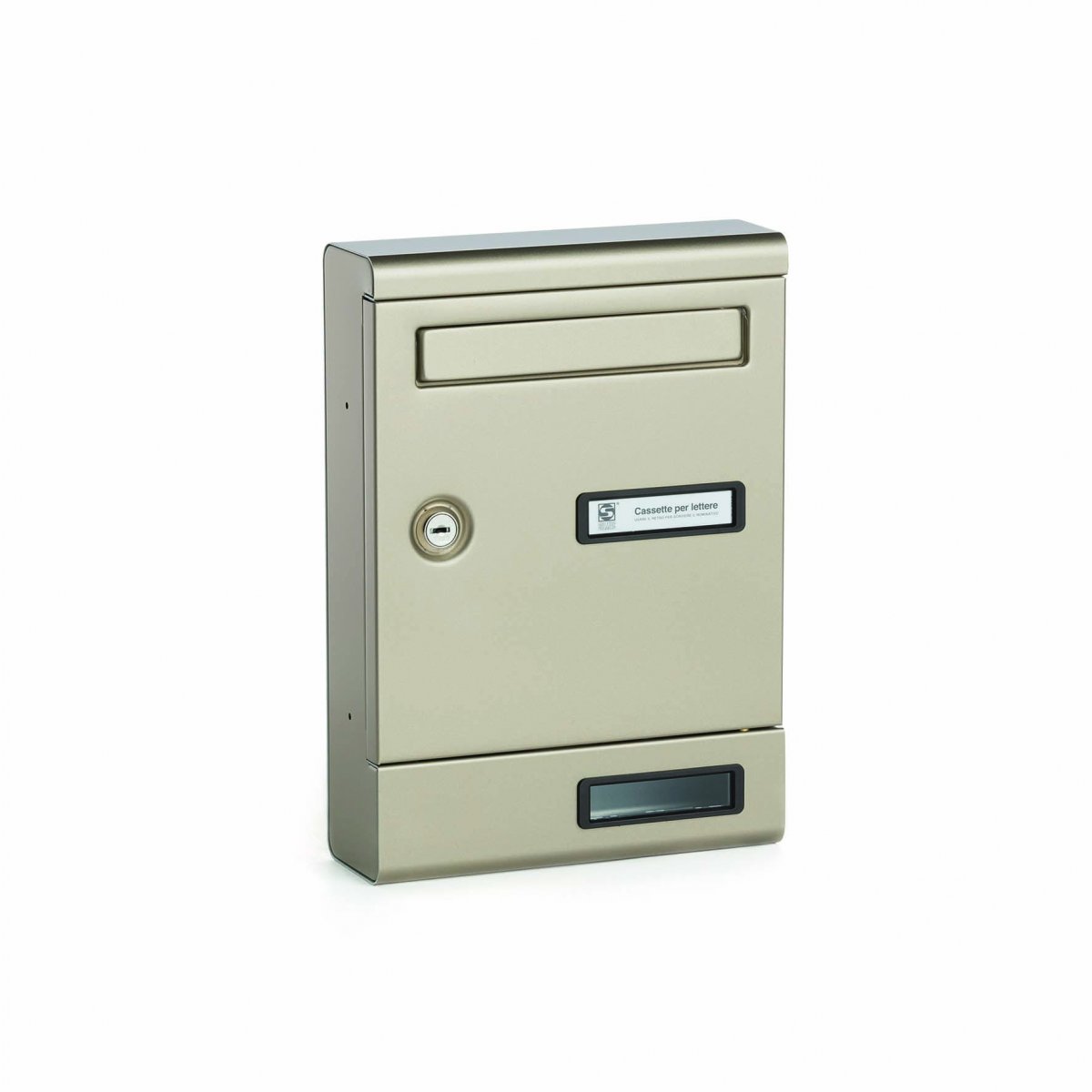 Cassetta postale singola o multipla, economica e poco ingombrante alluminio colore bronzo
