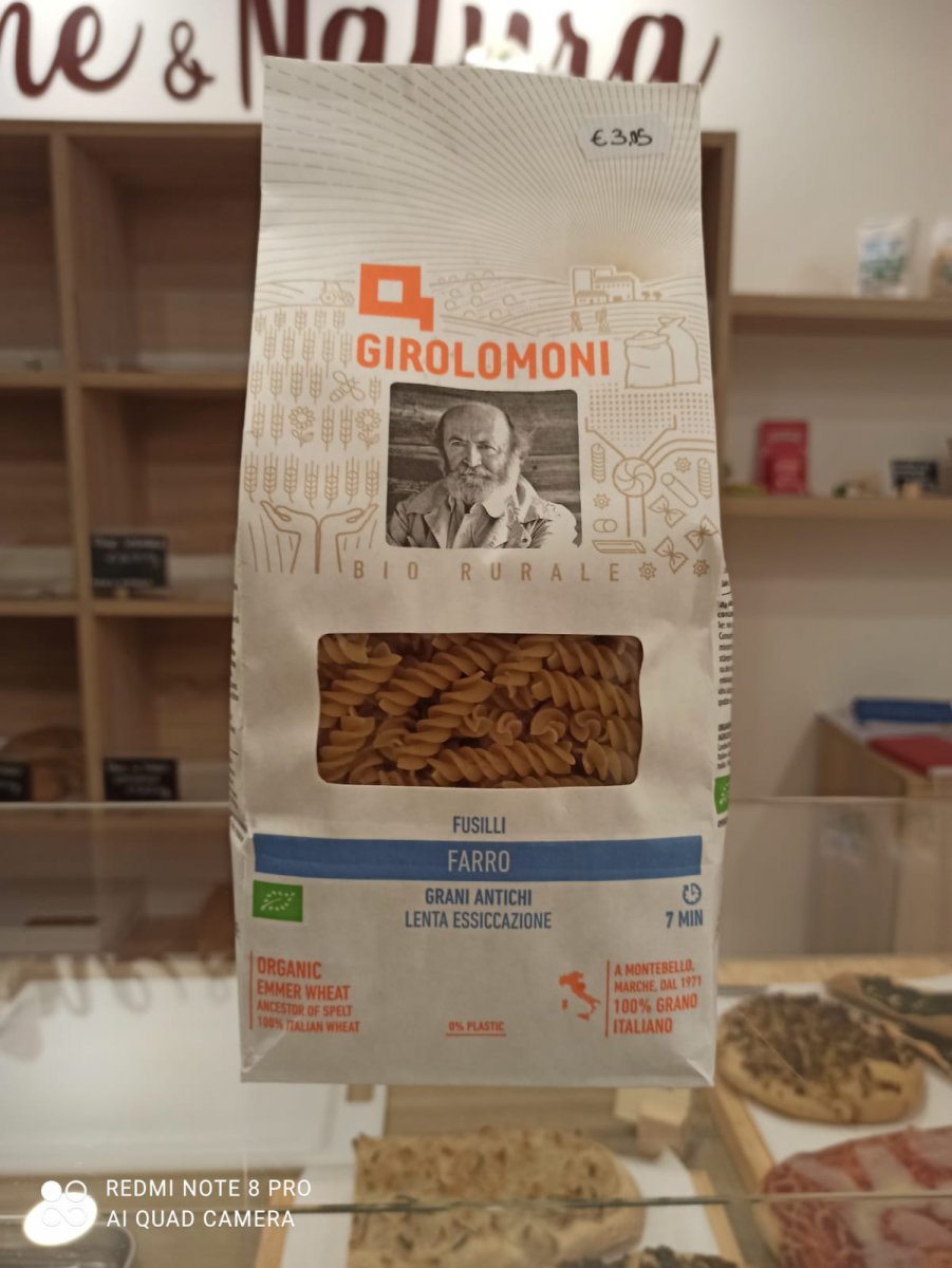 Fusilli al farro bio Girolomoni Pasta secca al farro bio