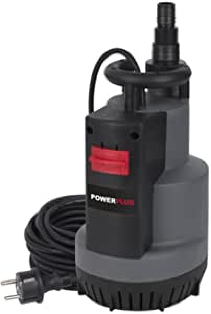 POMPA AD IMMERSIONE 750 W Acque chiare - portata 12500 l/h Prevalenza mt. 8,5 - immersione max mt. 7 GALLEGGIANTE INTEGRATO