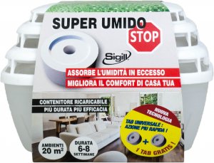 SUPER UMIDOSTOP COMPACT+2 RICARICHE (1 RICARICA 500 GR + 1 OMAGGIO)