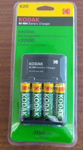 CARICABATTERIE Kodak + 4 BATT.AA1.2V 2100mh