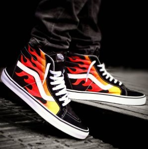 VANS Sk8 Hi Scarpa alta Reissue Flame