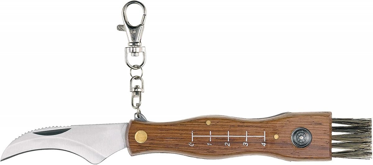 COLTELLO COGLI FUNGHI LAMA INOX AUSONIA