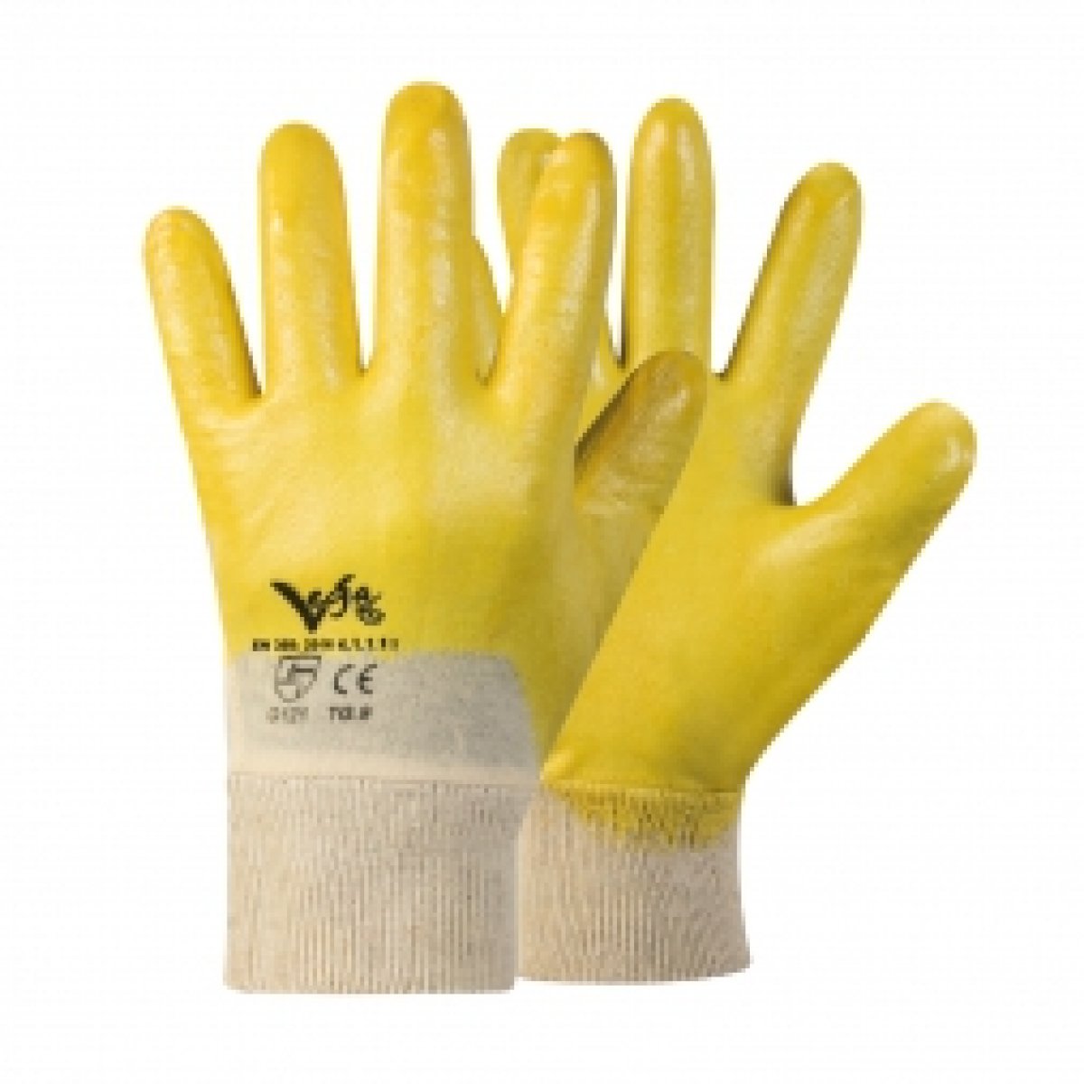 GUANTO NBR IMPERMEABILE C/POLSINO GIALLO VEGA