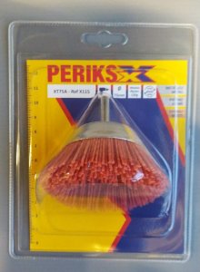 SPAZZOLA PERIKS A TAZZA MM.75 G.6 NYLON