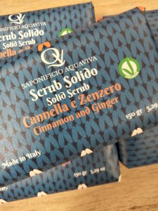 Sapone scrub corpo cannella e zenzero gr 150