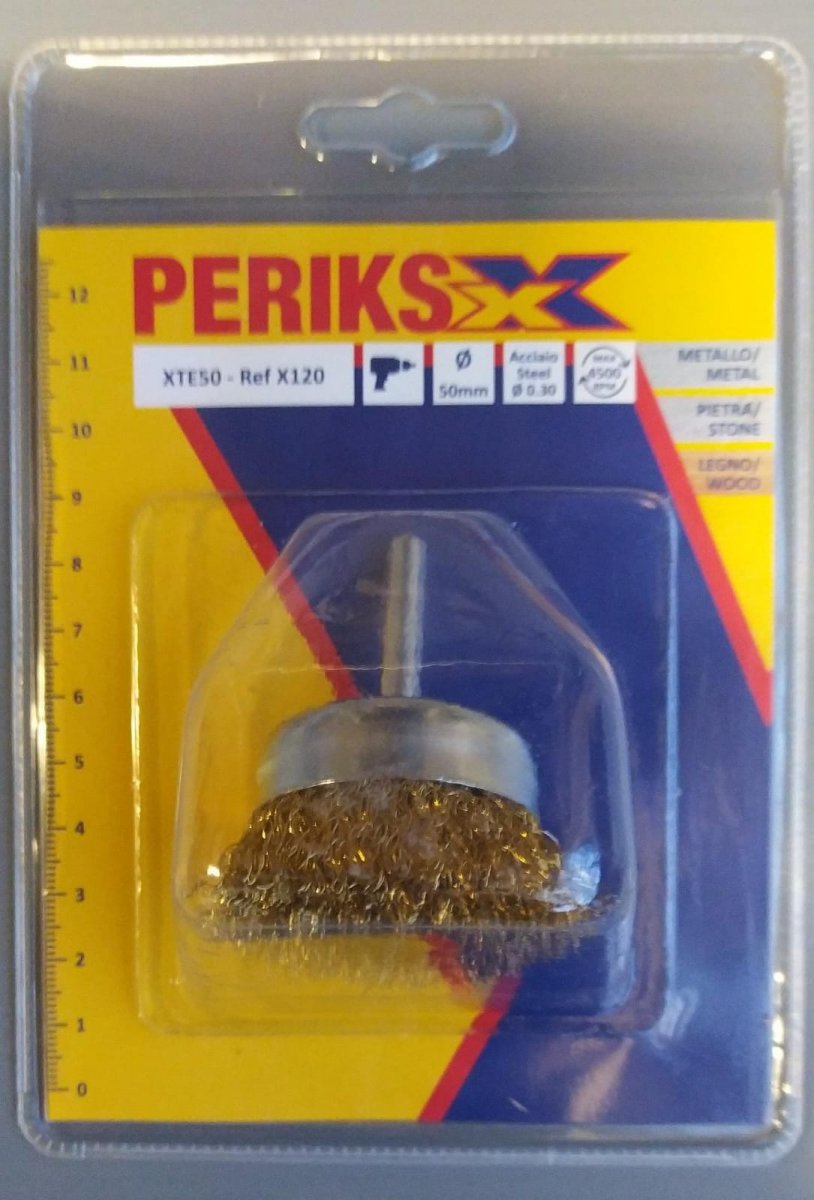 SPAZZOLA PERIKS A TAZZA MM.50 G.6 PERIKIS