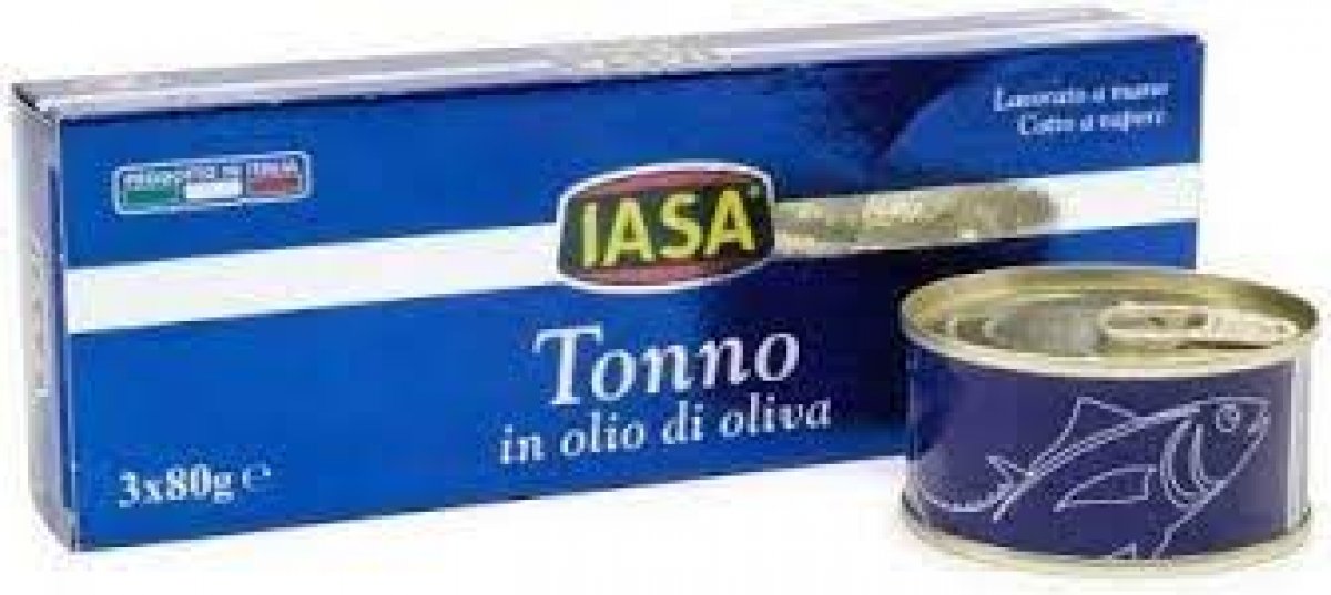 tonno in olio di oliva 3  X80 iasa