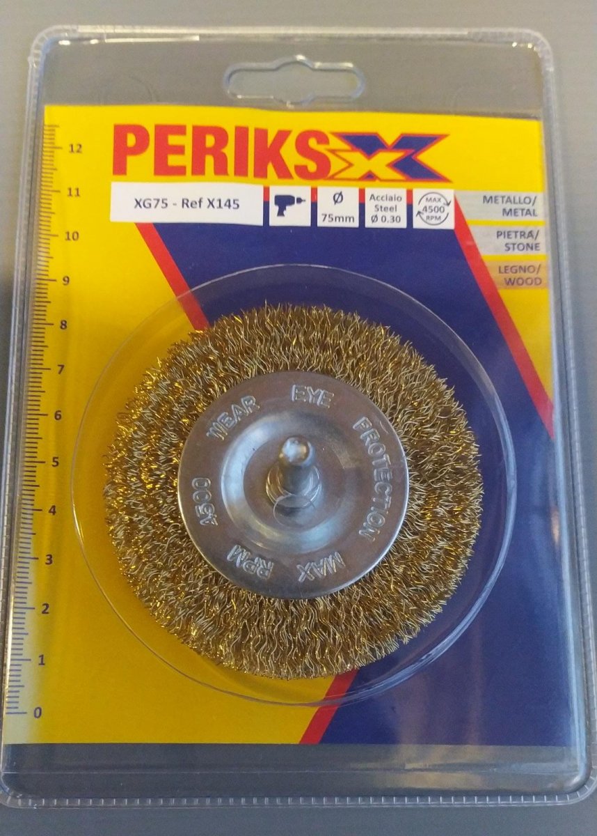 SPAZZOLA PERIKS CIRCOLARE MM. 75 G.6 PERIKIS