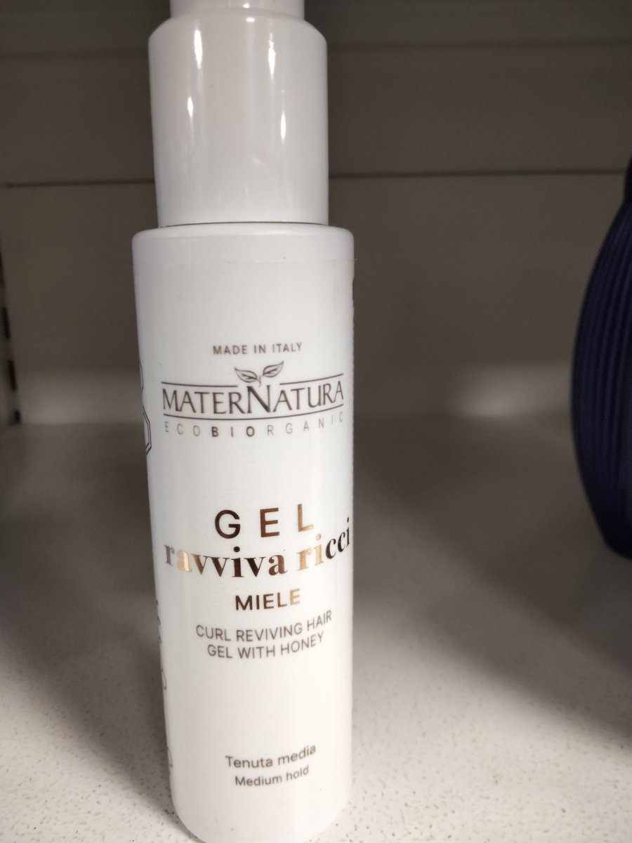 gel capelli ravvivaricci con miele Maternatura