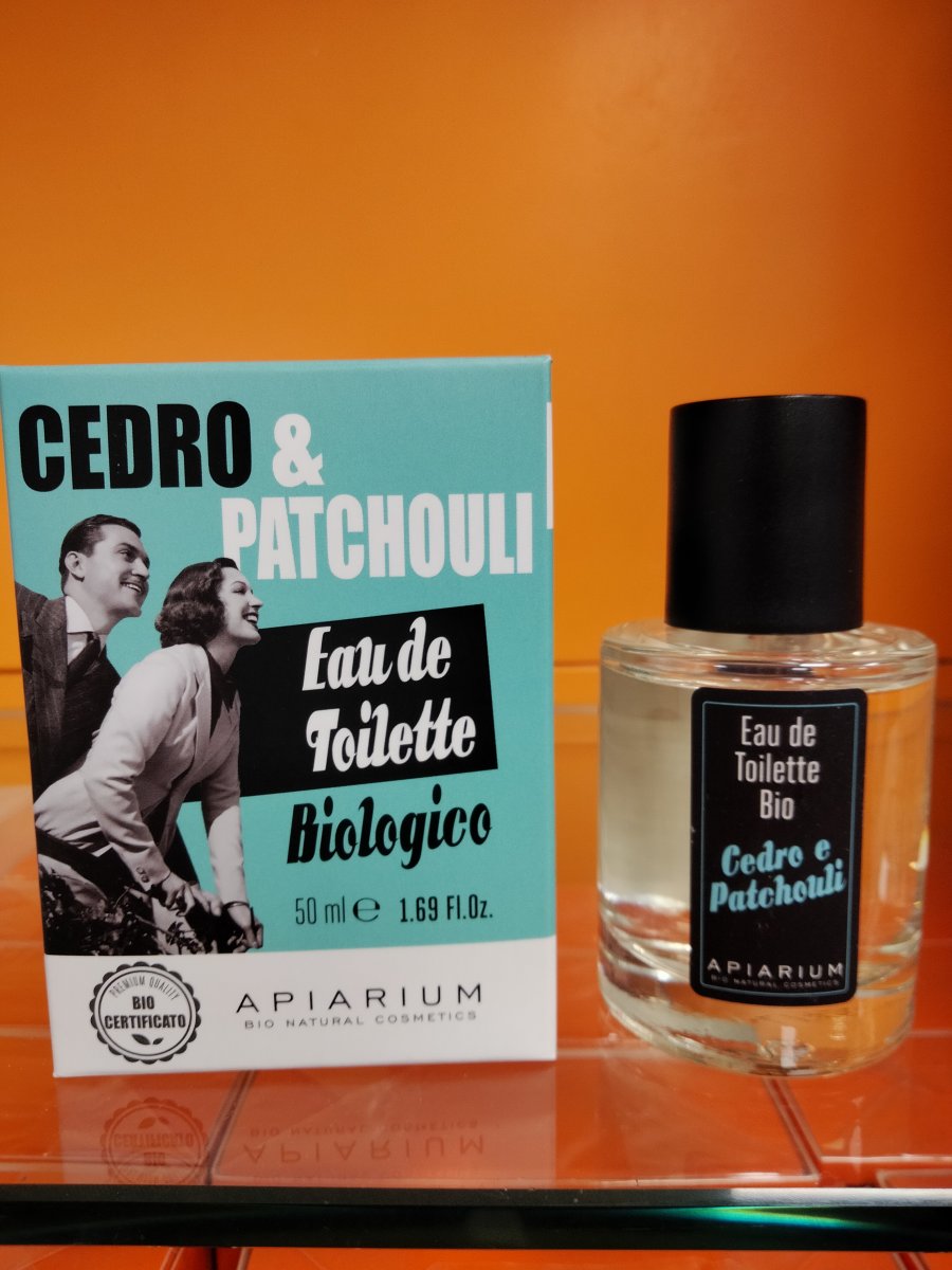 Eau de toilette biologico Cedro e Patchouli 50 ml 