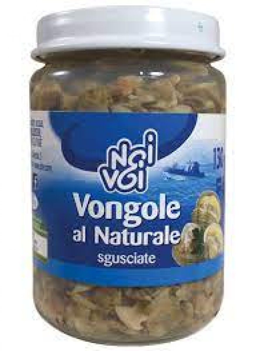 vongole al naturale sguciate 2X 160g noi&voi