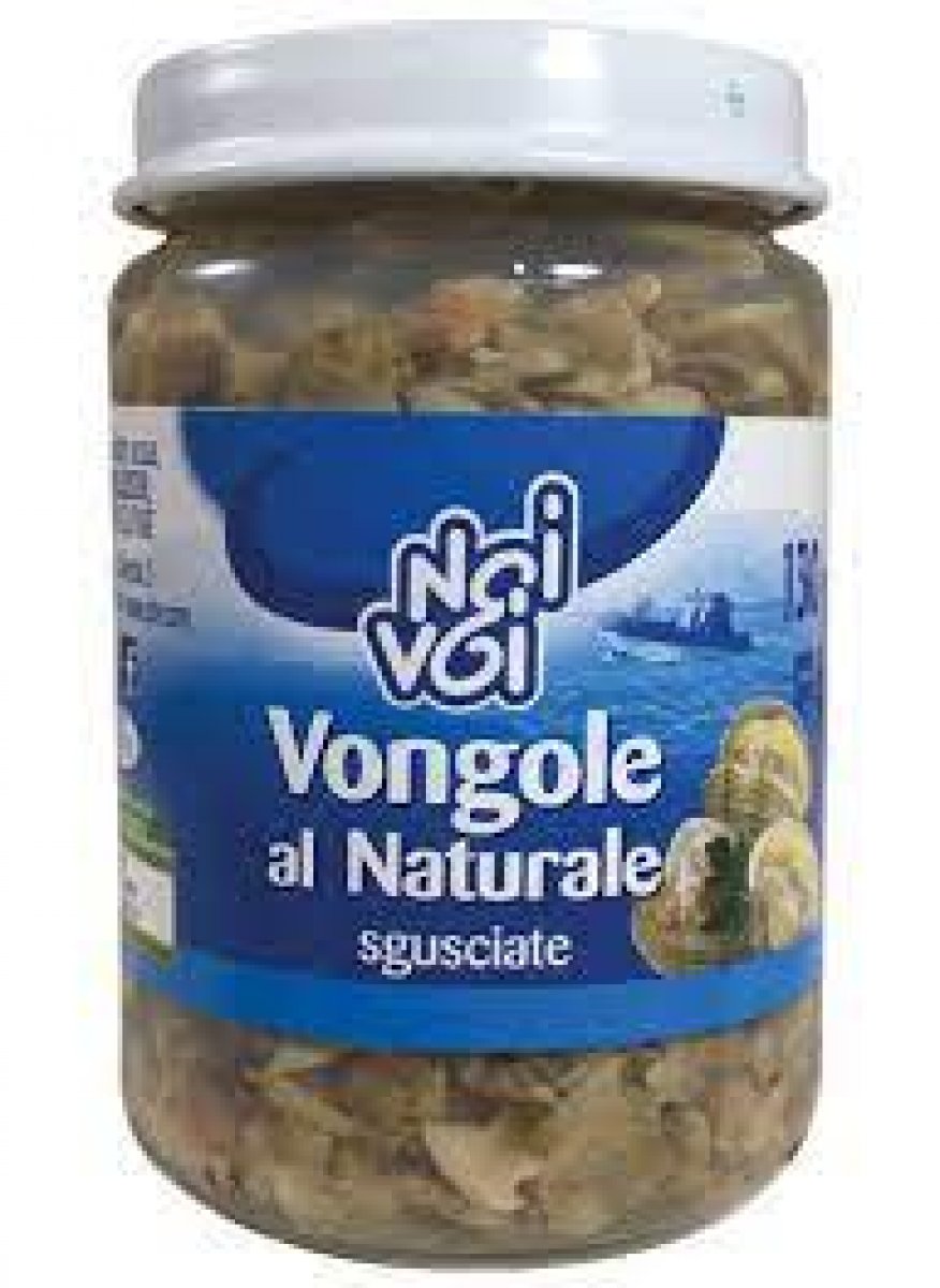 vongole al naturale sguciate 2X 160g noi&voi