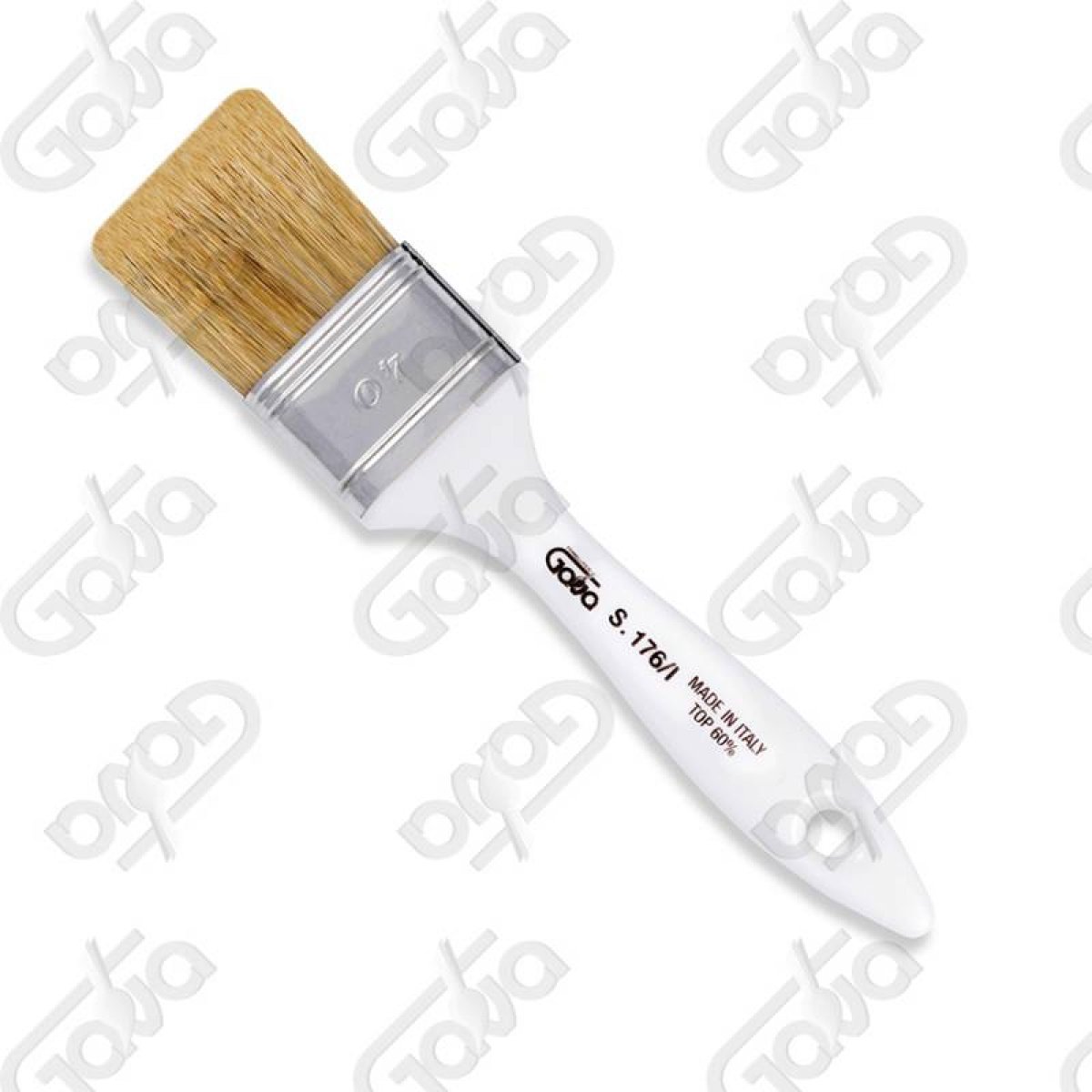 PENNELLESSA SETOLA BIONDA MANICO PLASTICA MM.50x15 GAVA