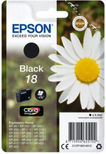 CARTUCCIA EPSON MARGHERITA 18 BK