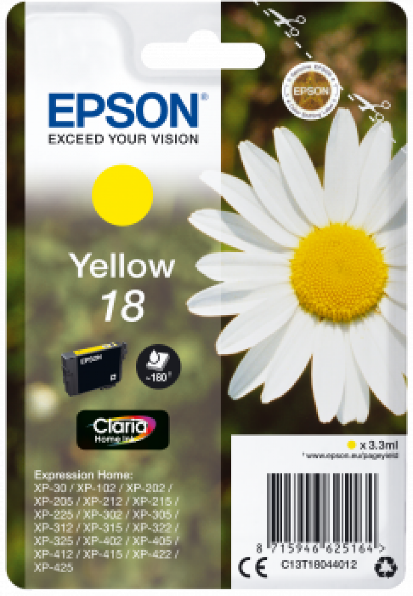CARTUCCIA EPSON MARGHERITA 18 GIALLO