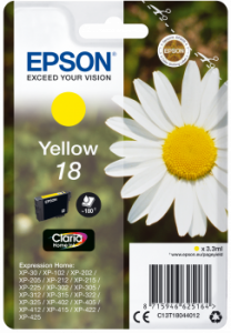 CARTUCCIA EPSON MARGHERITA 18 GIALLO