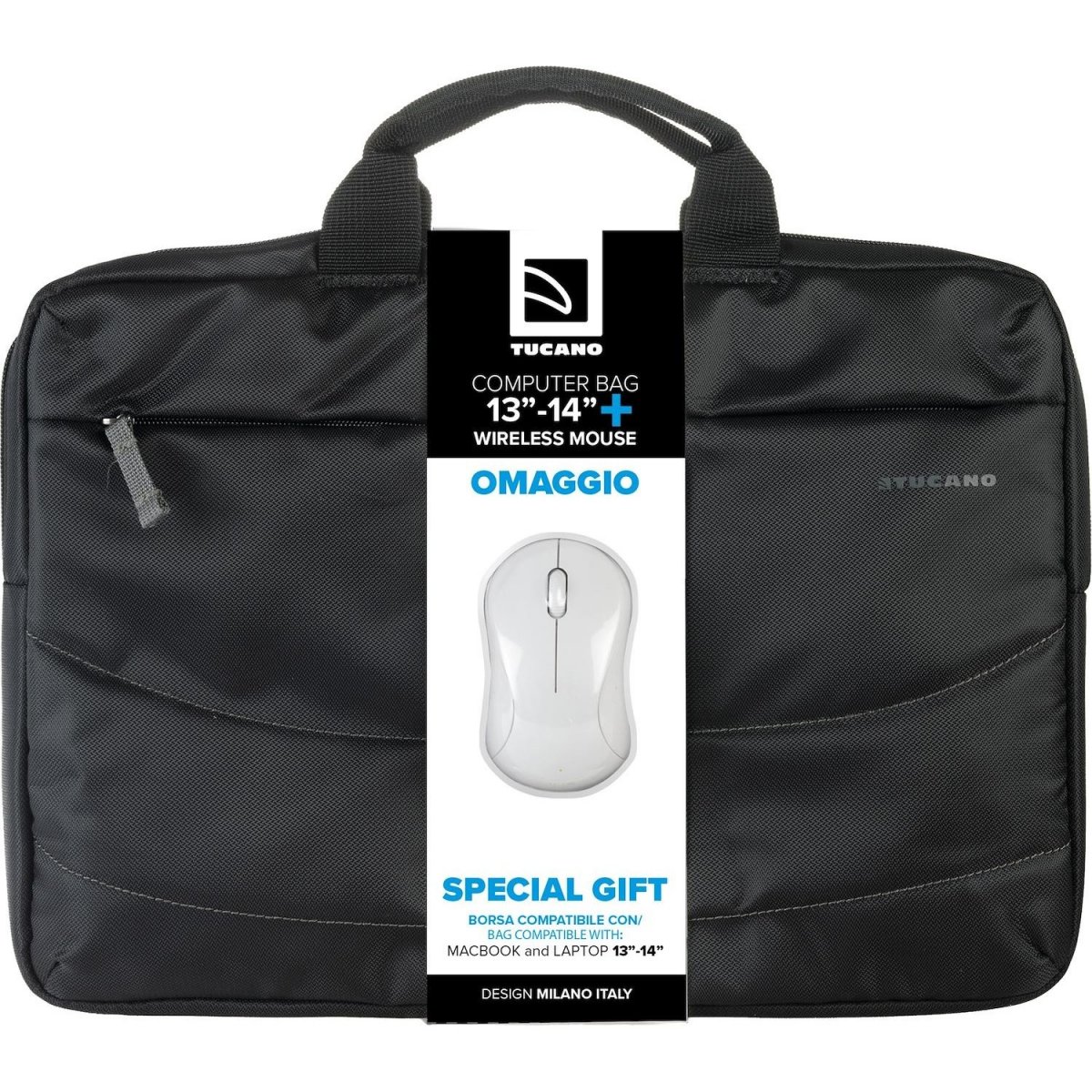 Idea Borsa slim Tucano per Laptop 15.6