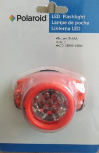 LAMPADA FRONTALE 7 LED