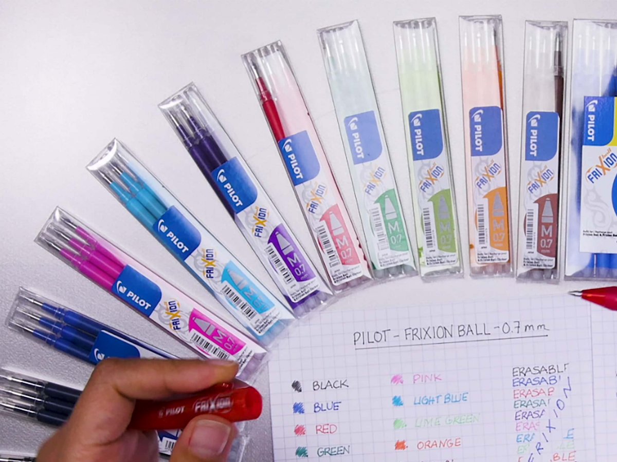 SET 3 REFILL PILOT FRIXION ARANCIO