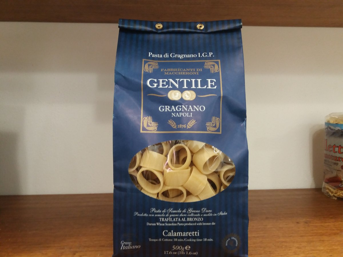 pasta di Gragnano igp calamaretti lisci 500 gr