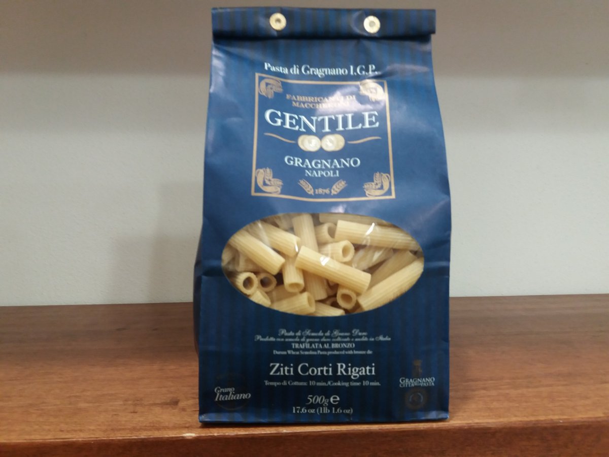 pasta di Gragnano igp ziti corti rigati (maccheroni) 500 gr