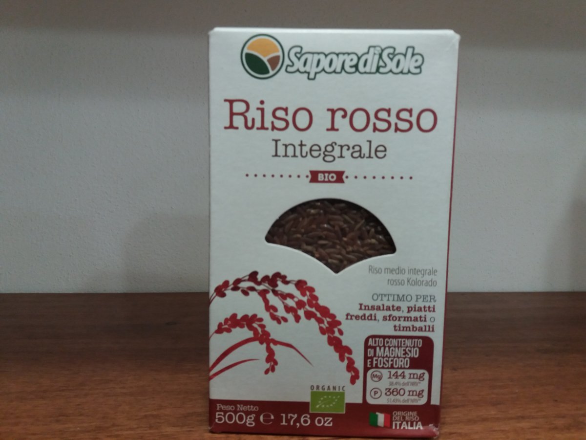 riso rosso integrale bio gr 500