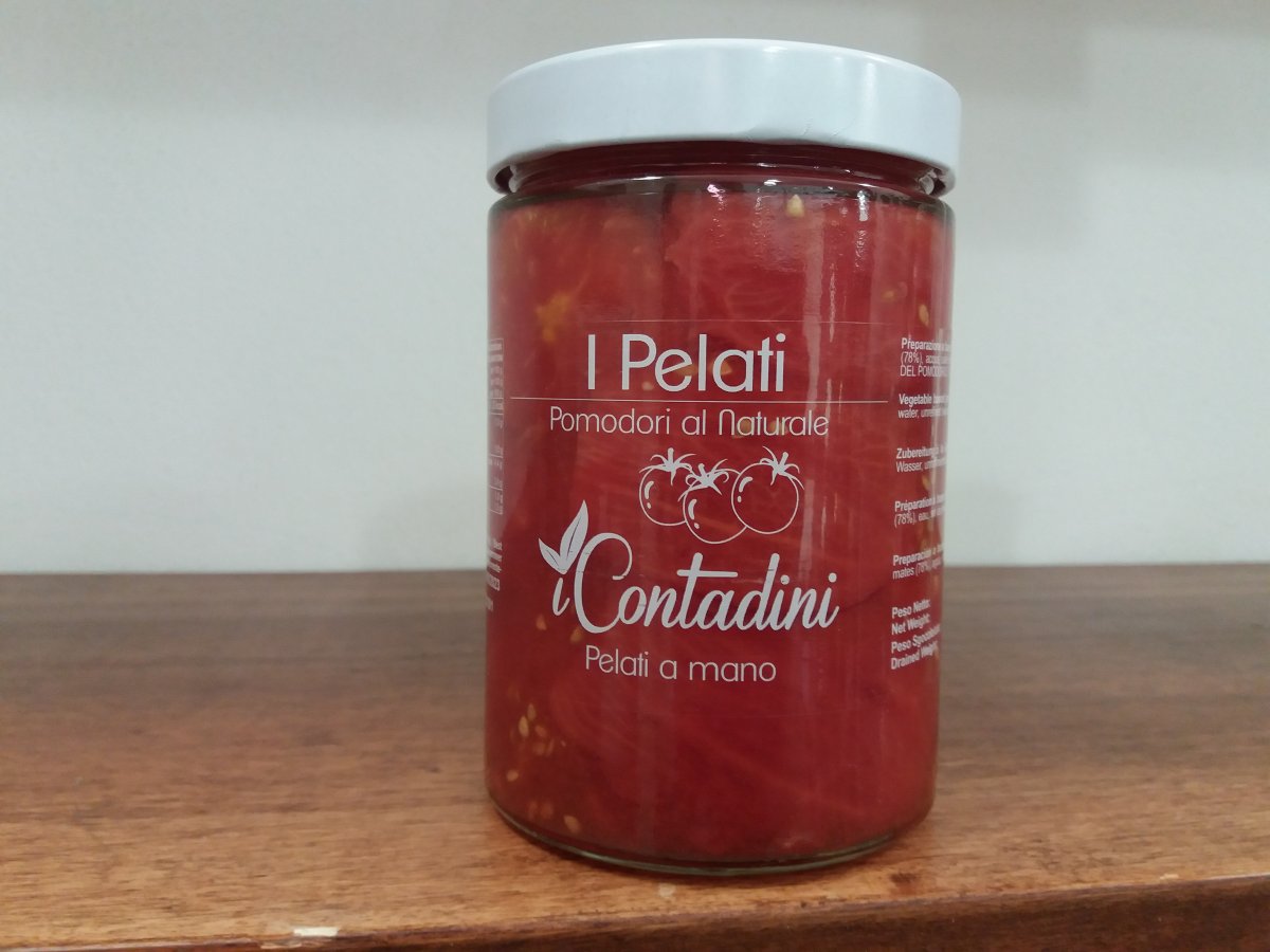 pomodori pelati al naturale 550 gr