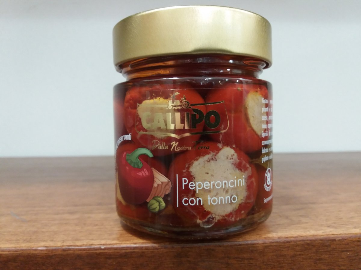 peperoncini ripieni con tonno gr 225