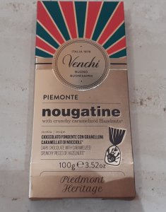 Tavoletta di cioccolato fondente nocciole caramellate Venchi