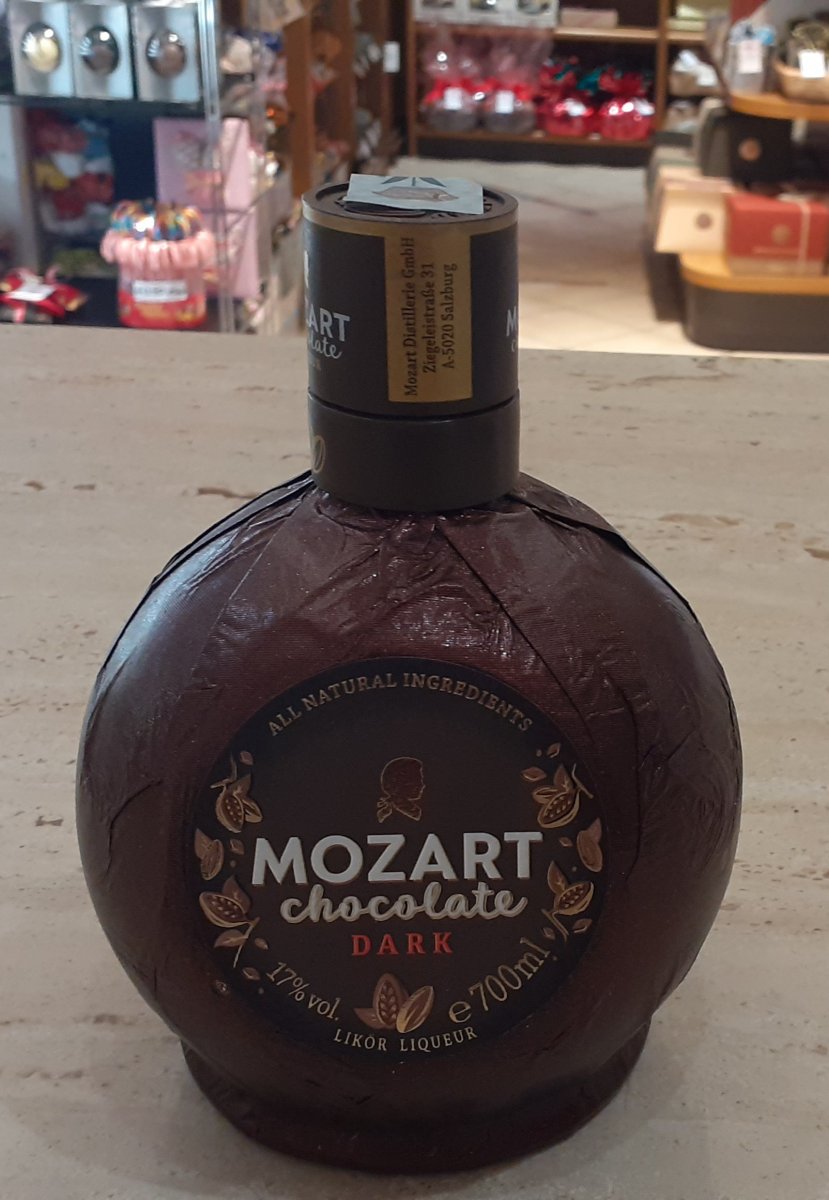 Liquore al cioccolato fondente
