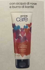 Crema mani radiosa con acqua di rose e burro di karate’ 75 ml