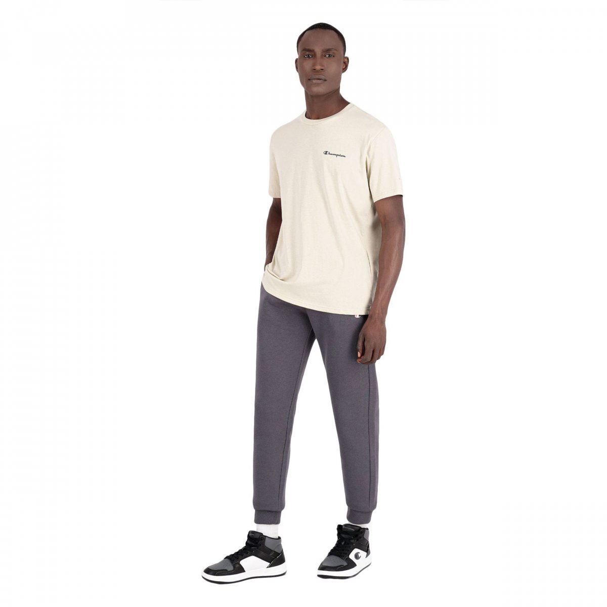 Champion pantaloni da tuta felpati slim fit art.214962 Novità
