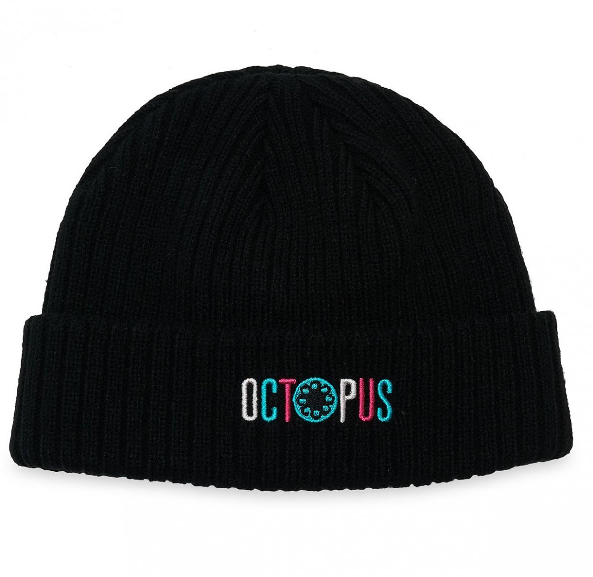 OCTOPUS Berretto Logo Letterz Beanie Black OCTOPUS Brand