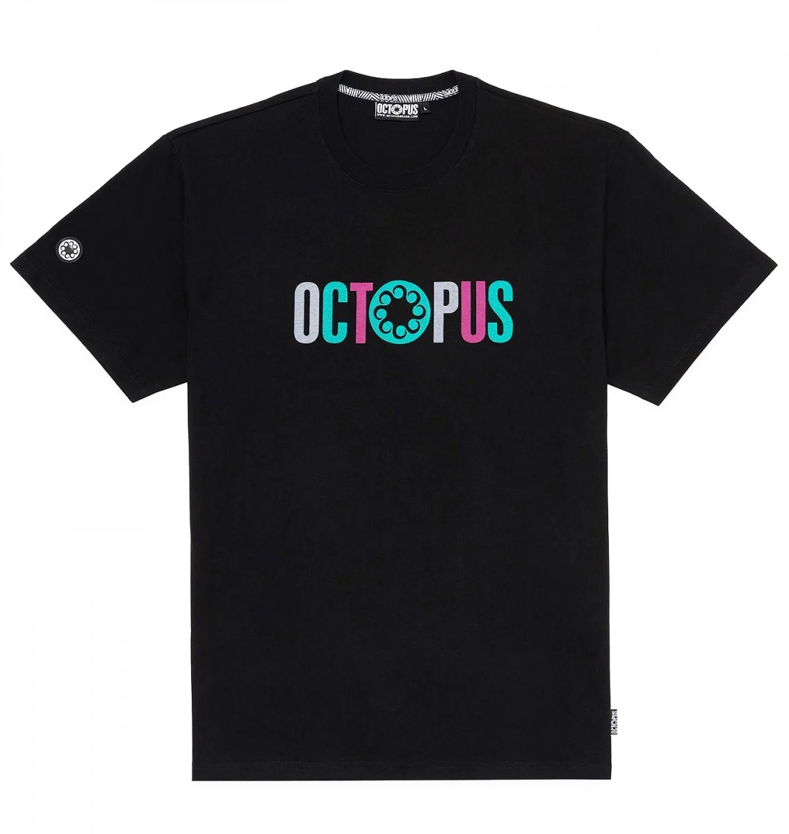 OCTOPUS T-Shirt LETTERZ LOGO Tee Black OCTOPUS BRAND