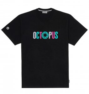 OCTOPUS T-Shirt LETTERZ LOGO Tee Black