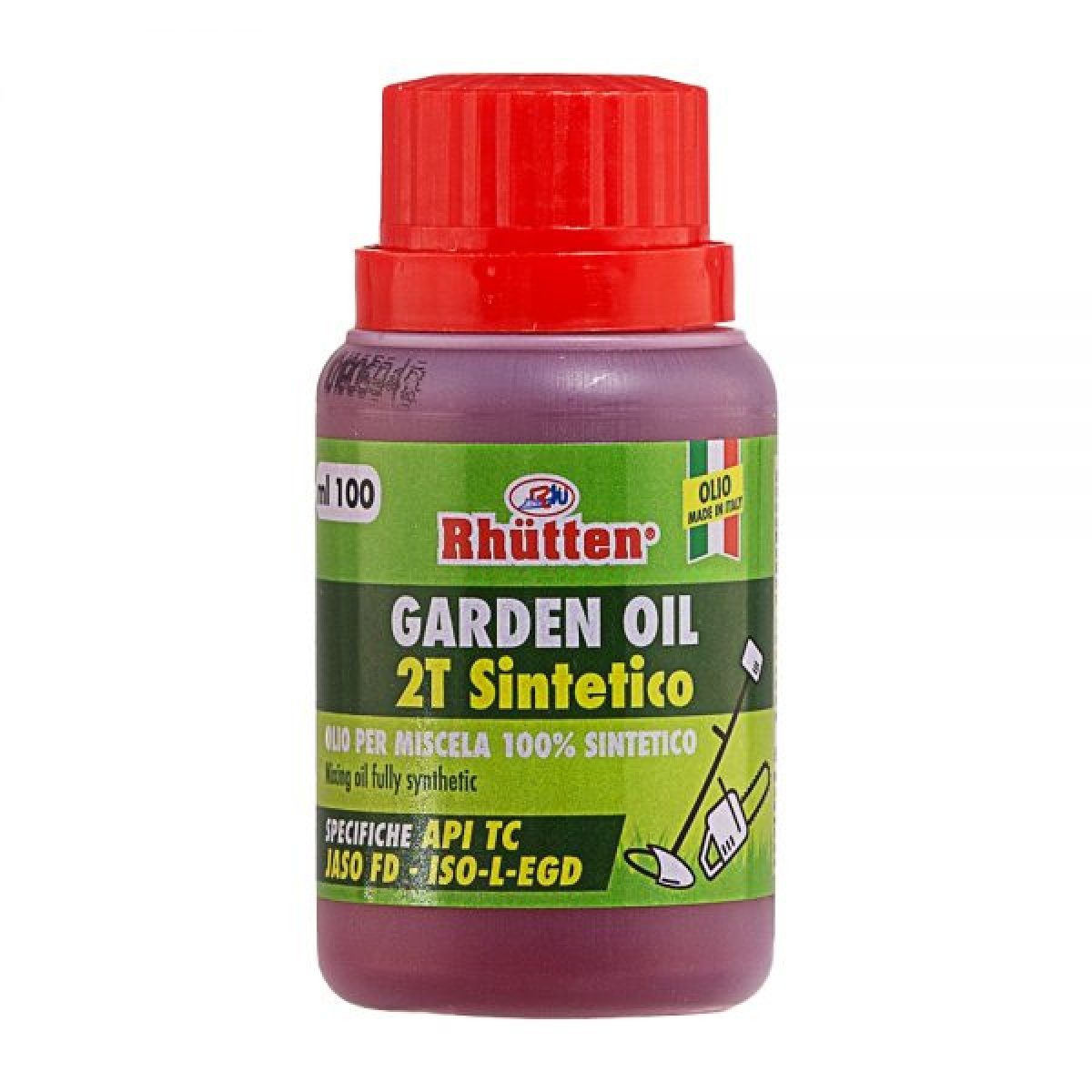 OLIO GARDEN RHUTTEN 2T SINTETICO 100ML RHUTTEN