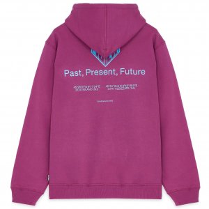 IUTER Felpa con cappuccio HISTORY HOODIE Purple