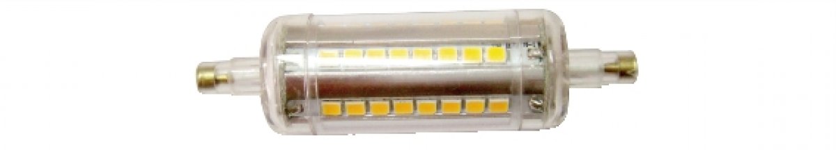 LAMPADINA LED R7S 78MM 6W LUCE CALDA 3000°K 