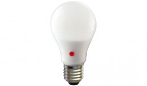 LAMPADINA LED GOCCIA A65 E27 12W CREPUSCOLARE LUCE FREDDA 6000°K