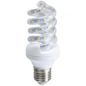 LAMPADINA LED SPIRAL E27 11W LUCE NATURALE 4000°K