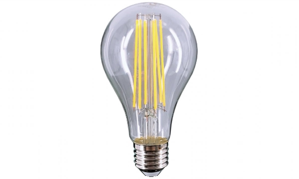 LAMPADINA LED FILAMENT GOCCIA A65 E27 10W LUCE CALDA 3000°K 