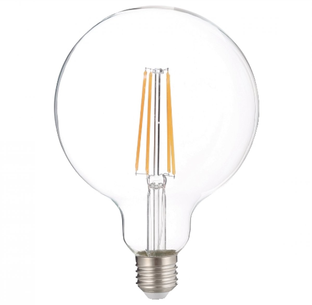 LAMPADINA LED FILAMENT GLOBO G95 E27 8W LUCE CALDA 3000°K 