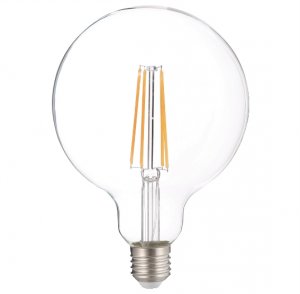 LAMPADINA LED FILAMENT GLOBO G95 E27 8W LUCE CALDA 3000°K