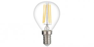 LAMPADINA LED FILAMENT MINI GOCCIA E14 4W LUCE CALDA 3000°K