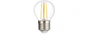 LAMPADINA LED FILAMENT MINI GOCCIA E27 4W LUCE CALDA 3000°K