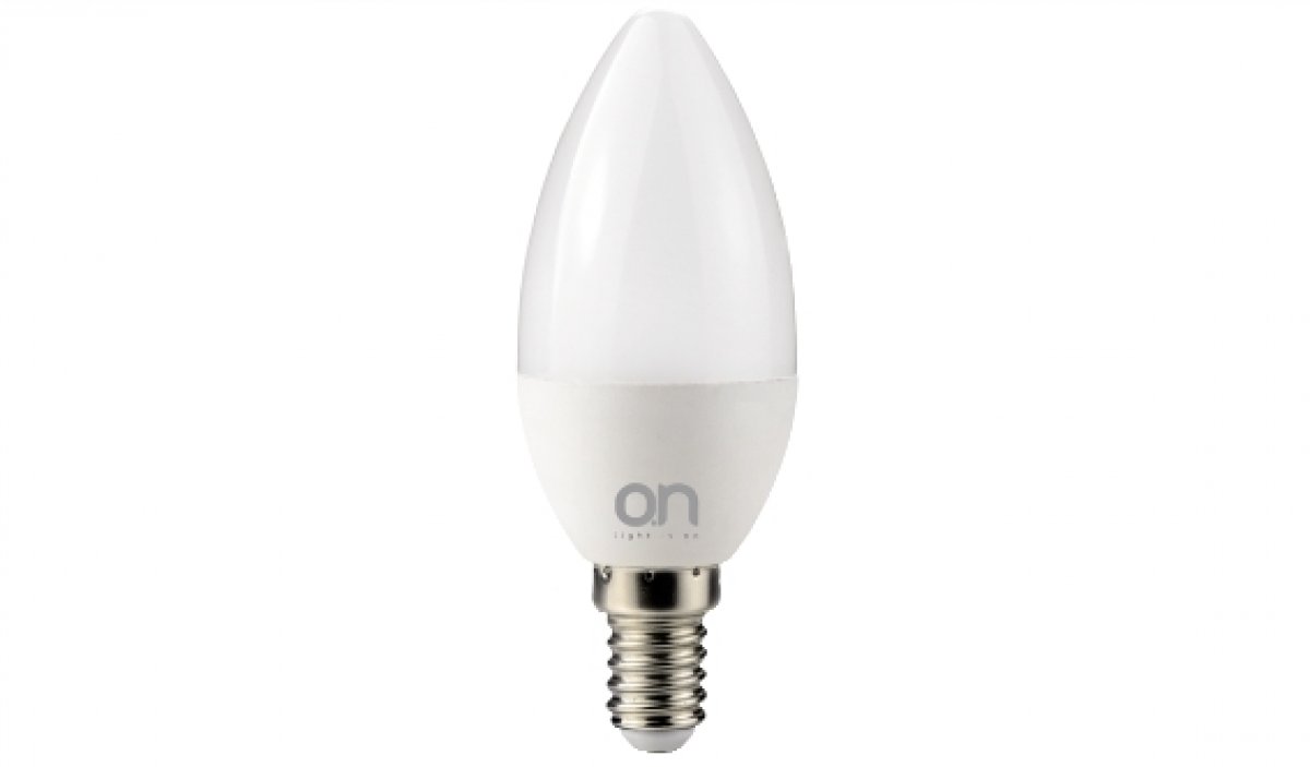 LAMPADINA LED OLIVA E14 6W LUCE CALDA 3000°K 